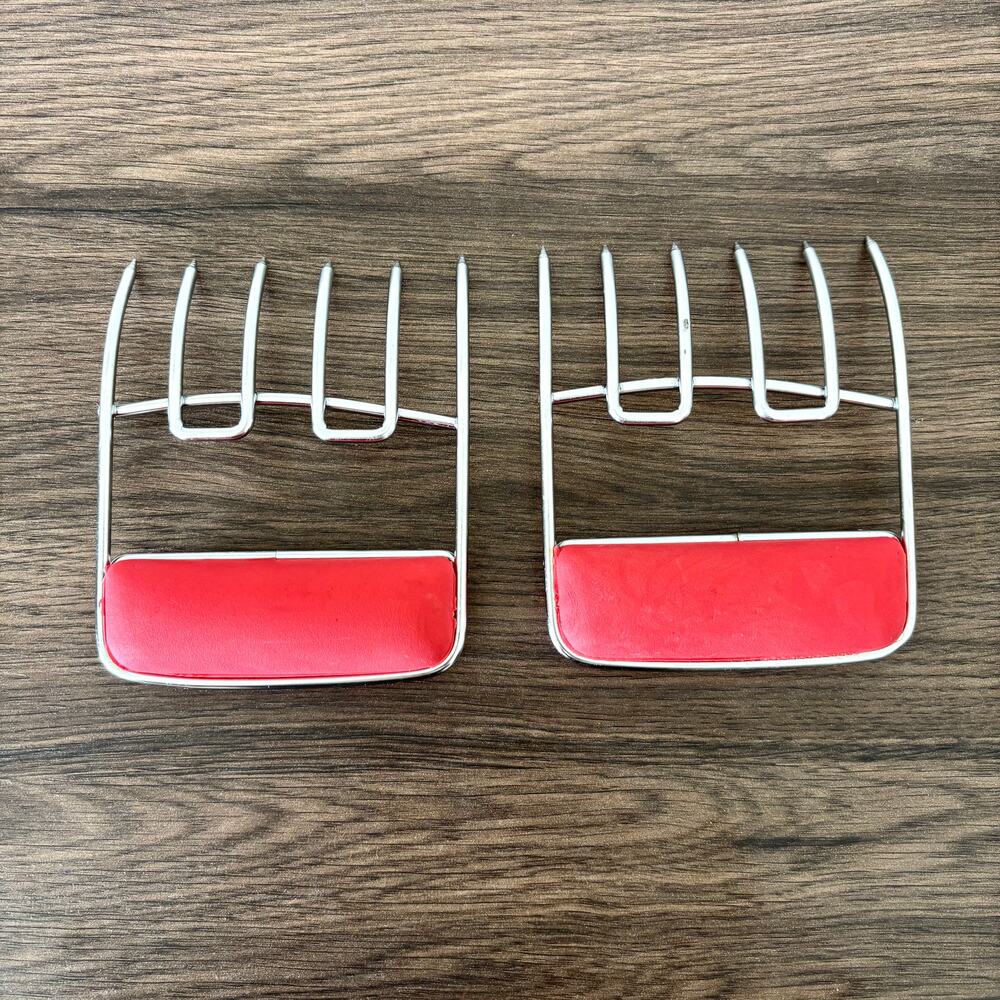 Stainless Steel BBQ Meat Shredding Claws Set of 2 — Pulled Pork, Chicken, Beef